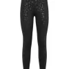 Hot Black Leopard Push Up Leggings Damen Sportbekleidung
