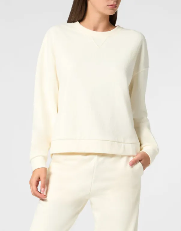 Clearance Boxy Fit Sweatshirt Round Neck LS Damen Sportbekleidung