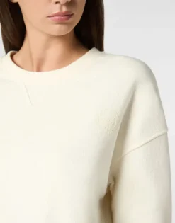 Clearance Boxy Fit Sweatshirt Round Neck LS Damen Sportbekleidung