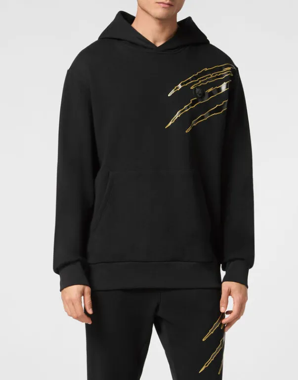Fashion Cotton Hoodie Sweatshirt LS Lamina Scratch Herren Sportbekleidung