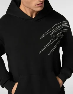Best Cotton Hoodie Sweatshirt LS Lamina Scratch Herren Sportbekleidung