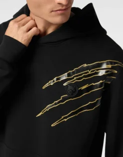 Fashion Cotton Hoodie Sweatshirt LS Lamina Scratch Herren Sportbekleidung
