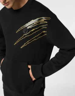 Fashion Cotton Sweatshirt Round Neck LS Lamina Scratch Herren Sportbekleidung