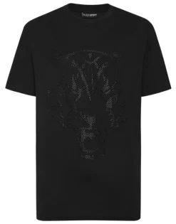 New Cotton T-shirt Round Neck SS Lamina Tiger Herren T-shirt