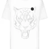 Online Cotton T-shirt Round Neck SS  Lamina Tiger Herren T-shirt