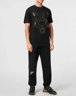Best Cotton T-shirt Round Neck SS Lamina Tiger Herren T-shirt
