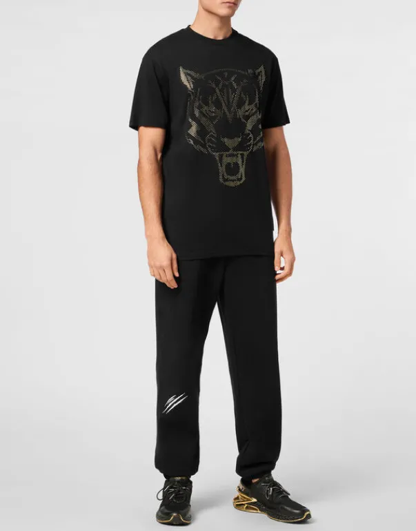 Best Cotton T-shirt Round Neck SS Lamina Tiger Herren T-shirt