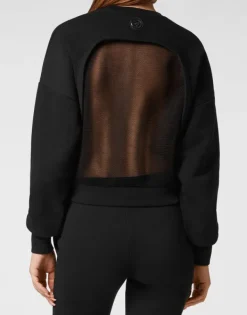 Outlet Cropped Hoodie Sweatjacket Tiger Damen Sportbekleidung
