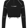 Online Cropped Hoodie Sweatshirt Damen Sportbekleidung