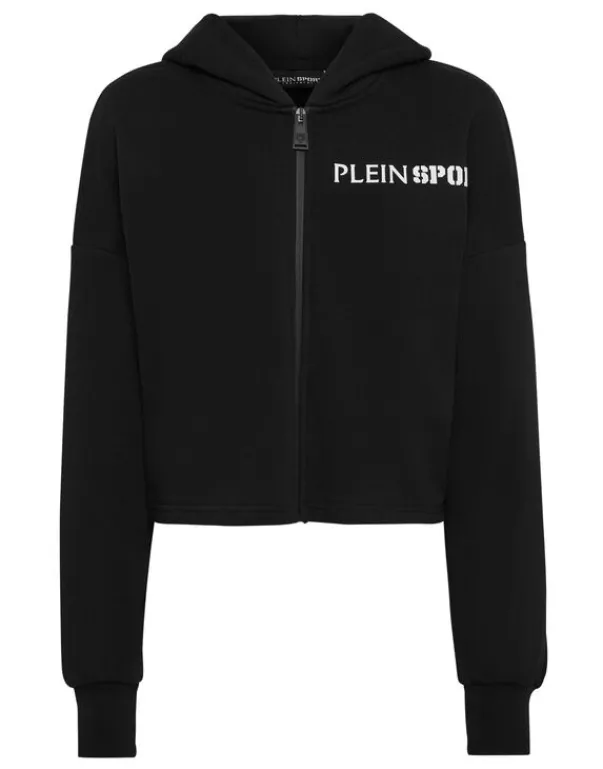 New Cropped Hoodie Sweatshirt Tiger Damen Sportbekleidung
