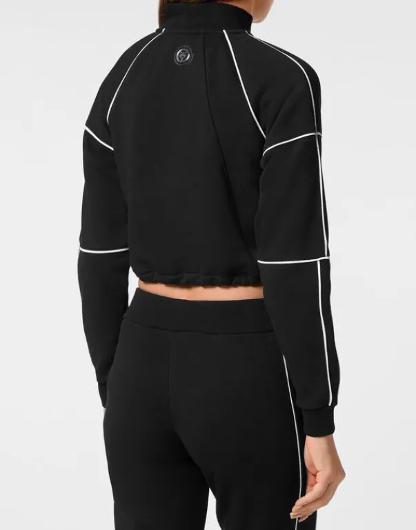 Online Cropped Hoodie Sweatshirt Damen Sportbekleidung
