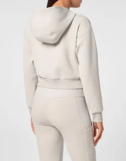 Sale Cropped Hoodie Sweatshirt Damen Sportbekleidung