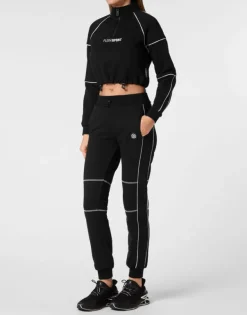 Online Cropped Hoodie Sweatshirt Damen Sportbekleidung