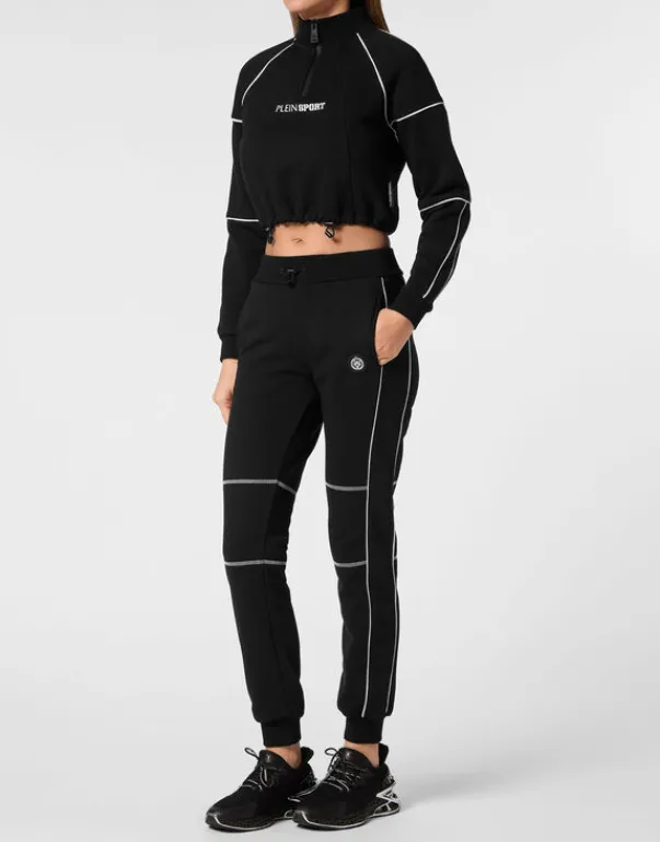 Online Cropped Hoodie Sweatshirt Damen Sportbekleidung