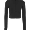 Hot Cropped Jogging Full Zip Damen Sportbekleidung