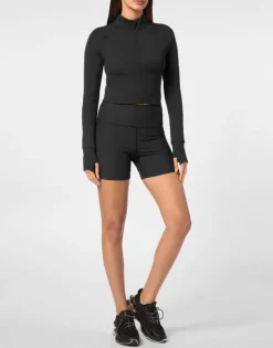 Hot Cropped Jogging Full Zip Damen Sportbekleidung