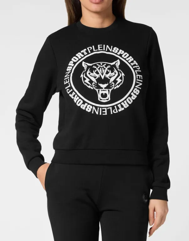Best Cropped Roundneck Sweatshirt Damen Sportbekleidung
