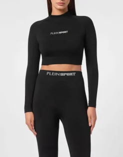Outlet Cropped Sport Top Damen Sportbekleidung
