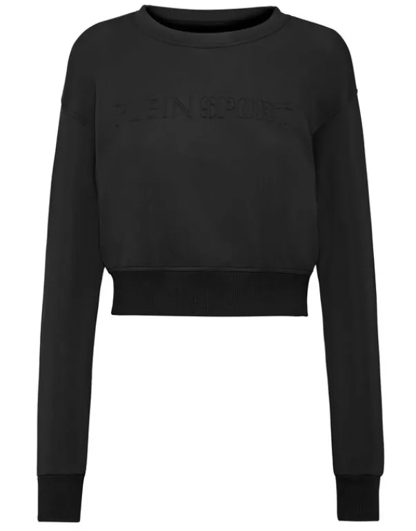 New Cropped Sweatshirt LS Damen Sportbekleidung