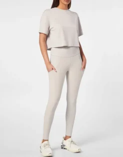 Fashion Cropped T-shirt Round Neck SS Damen T-shirts & Poloshirts