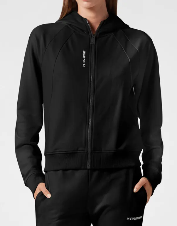 Hot Hoodie Sweatjacket Basic Damen Sportbekleidung