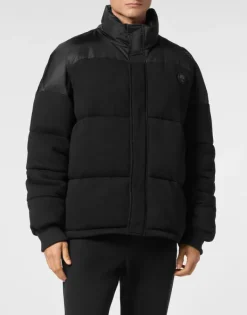 Clearance Hybrid Jersey Puffered Jacket LS Herren Jacken