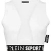 Best Jogging Cropped Top Basic Damen Sportbekleidung