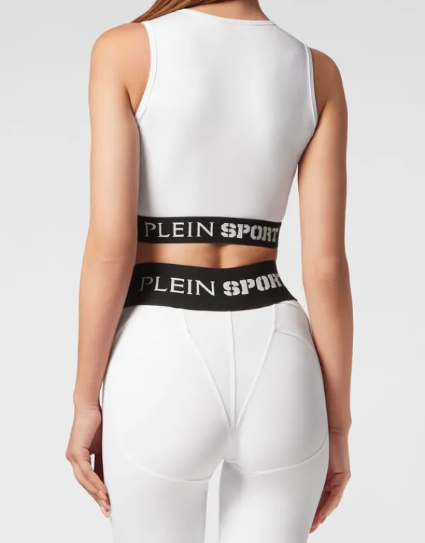 Best Jogging Cropped Top Basic Damen Sportbekleidung