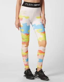 Clearance Jogging Cutting Leggings Camouflage Damen Sportbekleidung
