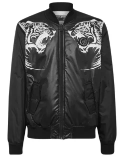 Clearance Nylon Bomber Tiger Herren Jacken