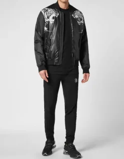 Clearance Nylon Bomber Tiger Herren Jacken