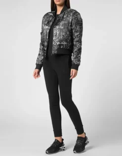Discount Nylon Bomber Toile Damen Damen | Jacken