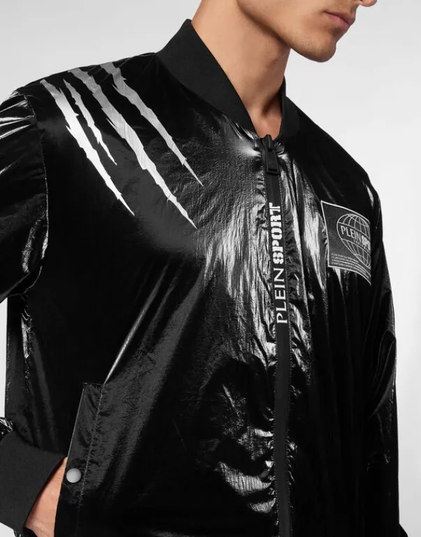 Fashion Nylon Crease Bomber Jacket Herren Herren | Jacken