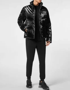 Online Nylon Crease Puffer Jacket Herren Jacken