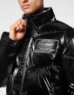 Online Nylon Crease Puffer Jacket Herren Jacken