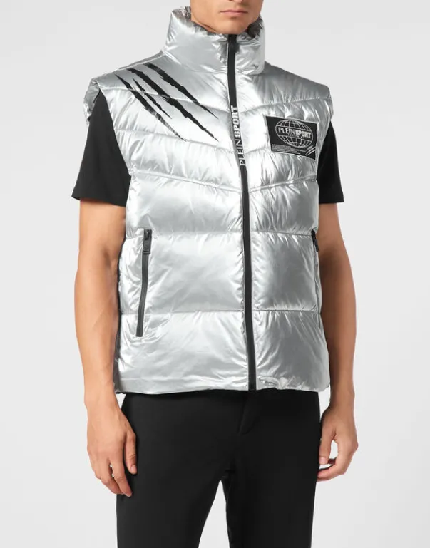 Online Nylon Crease Vest Herren Jacken