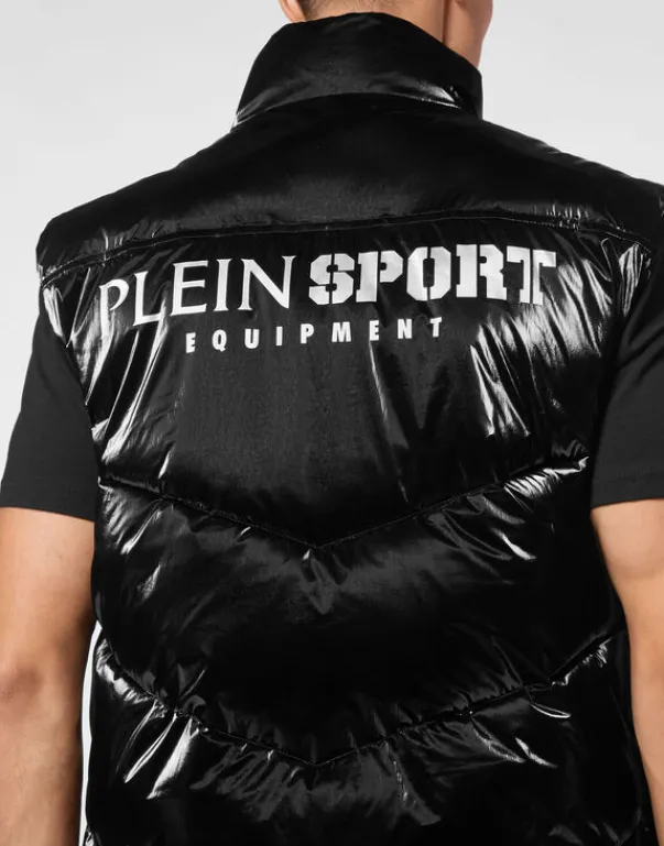 Clearance Nylon Crease Vest Herren Jacken