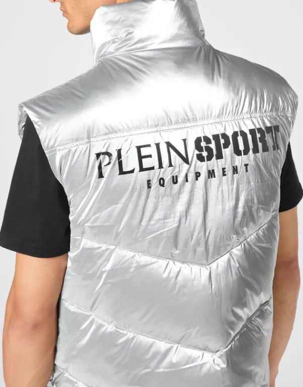Online Nylon Crease Vest Herren Jacken