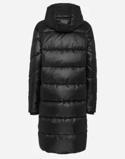Sale Nylon Long Puffered Jacket Damen Jacken