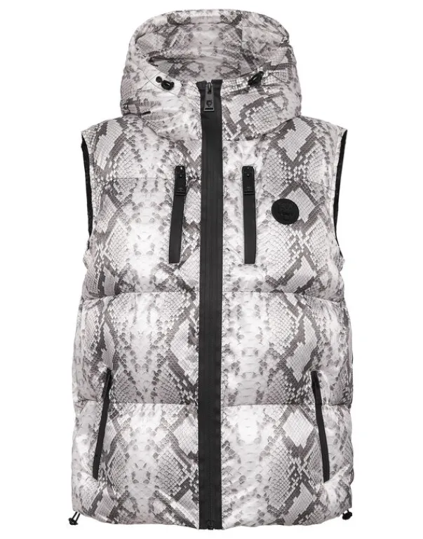 Best Nylon Puffer Gilet Pitone Damen Jacken