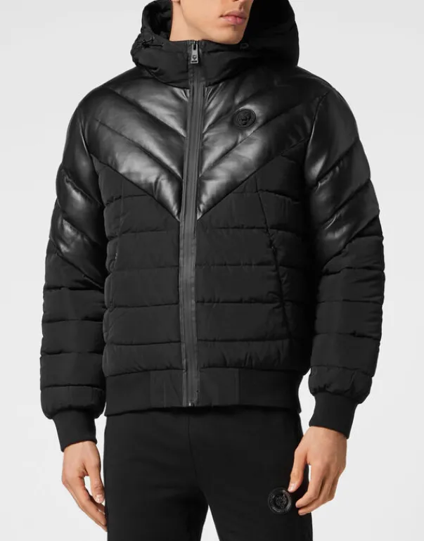 Clearance Nylon Puffer Jacket Herren Jacken