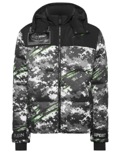 Online Nylon Puffer Jacket Pixel Herren Jacken