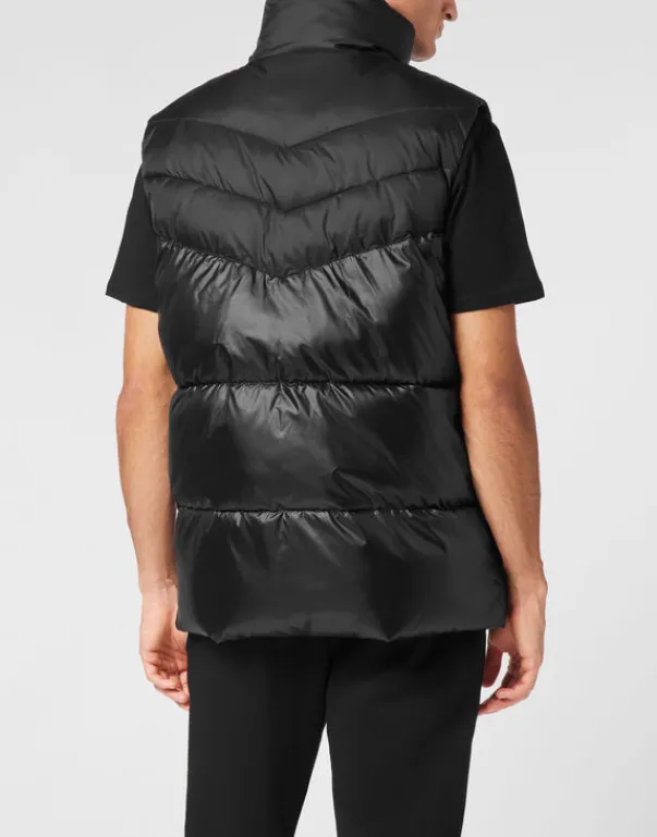 Best Nylon Puffered Vest Jacket Herren Herren | Jacken