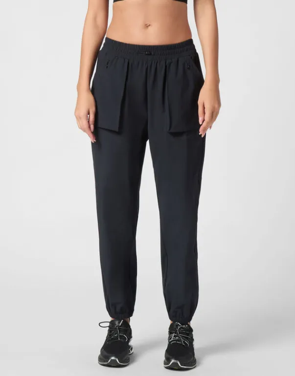 Clearance Nylon Stretch High Waisted Jogging Pants Damen Sportbekleidung