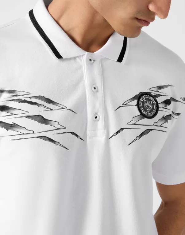 Online Piquet Polo SS Scratch Herren T-shirt