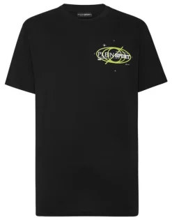 Hot Cotton T-shirt Round Neck SS Logos Herren T-shirt
