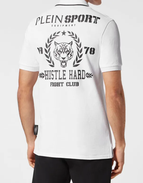 Clearance Polo Shirt Slim Fit SS Carbon Tiger Herren T-shirt