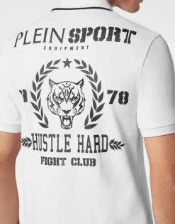 Clearance Polo Shirt Slim Fit SS Carbon Tiger Herren T-shirt