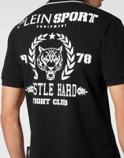 Online Polo Shirt Slim Fit SS Carbon Tiger Herren T-shirt