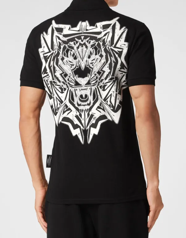 Outlet Polo shirt SS Thunder Tiger Herren T-shirt